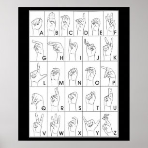 POSTER AFFICHAGE LANGUE