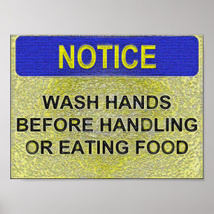 POSTER AFFICHAGE/SIGNE D'AVIS