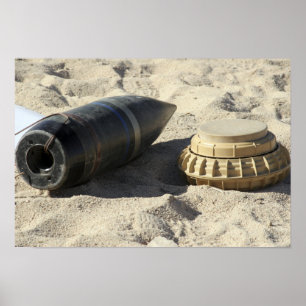 Poster Affichage statique d'une coque de commande convert