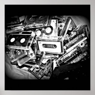 Poster Affiche-Amour les bandes d'Art-Cassette