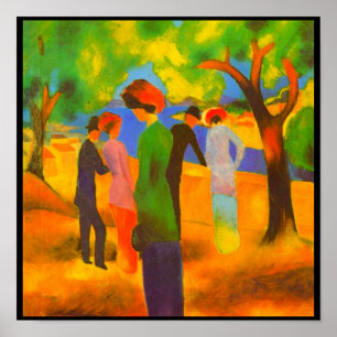 Poster Affiche-Classique/Cru-Août Macke 9