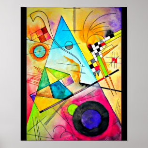 Poster Affiche-Classique/Cru-Wassily Kandinsky 15
