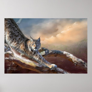 Poster Affiche/copie d'art d'esprit de Lynx