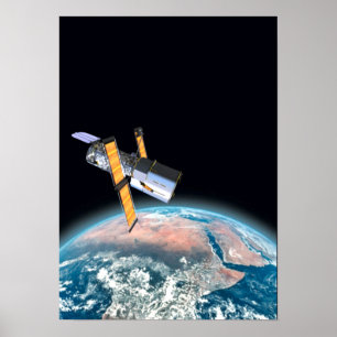 Poster Affiche/copie de l'espace de télescope spatial de