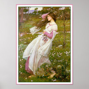 Poster Affiche/copie : Windflowers - par le château d'eau