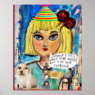 -POSTER affiche d'art pour les filles