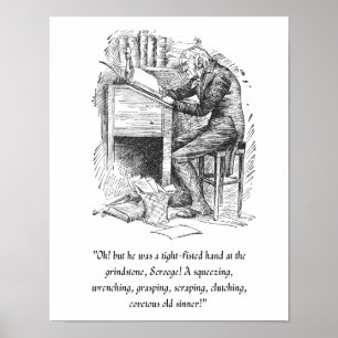 Poster "Affiche de A Christmas Carol