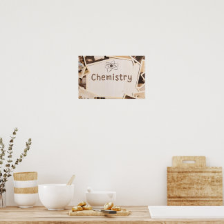 Poster ✨Affiche de chimie esthétique