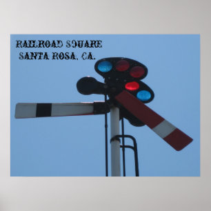 Poster "Affiche de signal de train ! "