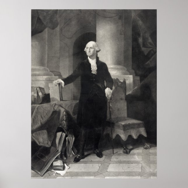 Poster Affiche/impression "George Washington Portrait" (Devant)