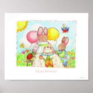 Poster Affiche/Impression Joyeux Anniversaire