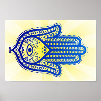 Poster affiche, main de Fatima