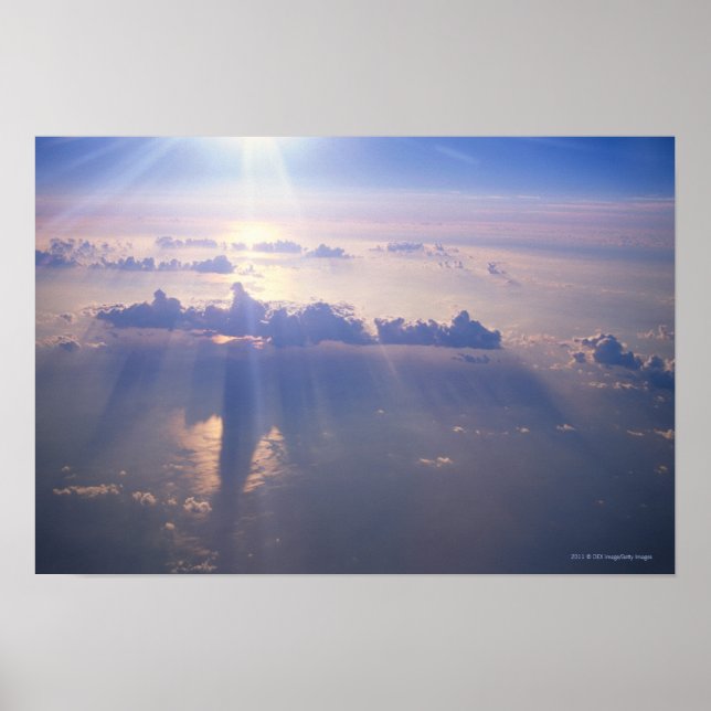 Poster Afficher au-dessus du nuage dense (Devant)