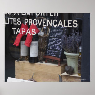 Poster Afficher la fenêtre et le vin