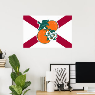 Poster Afficher vos couleurs - Floride