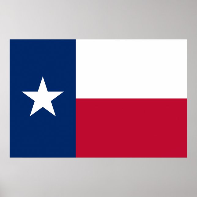 Poster Afficher vos couleurs - Texas (Devant)
