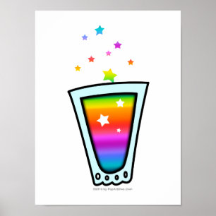 POSTER AFFICHES, IMPRIMANTES - VERRE DE COURSE