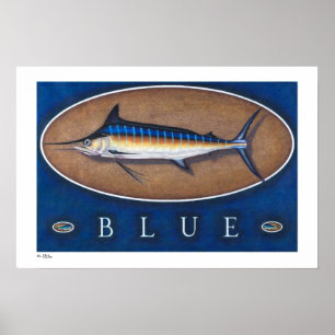 Poster Affiches, imprimés et cadres bleus de Marlin