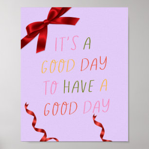 Poster Affirmation Positive Murale Rose