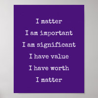 Affirmation Self Worth Encouragement Vous Comptez