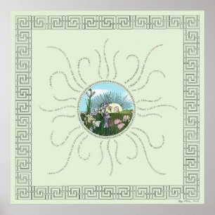 Poster Affirmations avec Storybook Sunrise