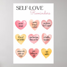 Affirmations d'amour personnel Coeurs roses
