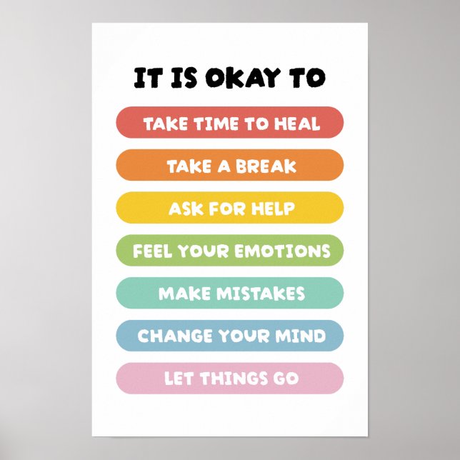 Poster Affirmations Positives (Devant)