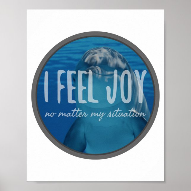 Poster affirmations positives acceptation de vie (Devant)