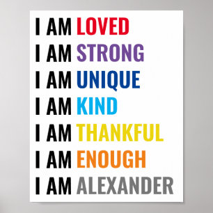 Poster Affirmations Wall Art
