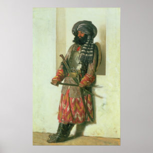 Poster Afghan, 1870