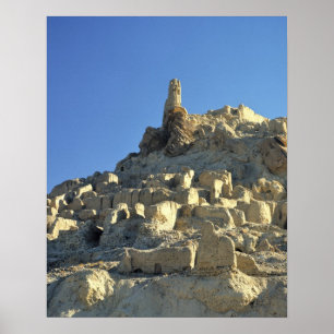 Poster Afghanistan, vallée de Bamian. La légende dit qu