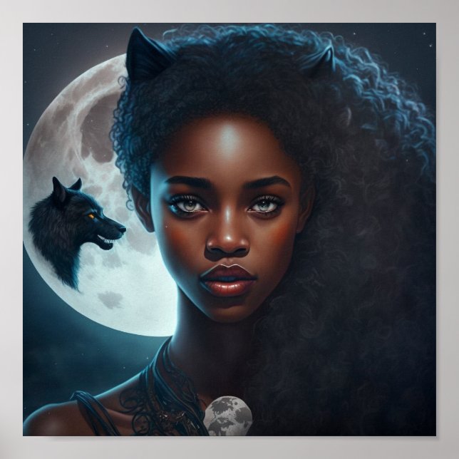 Poster 'African American She Wolf 2' (Devant)