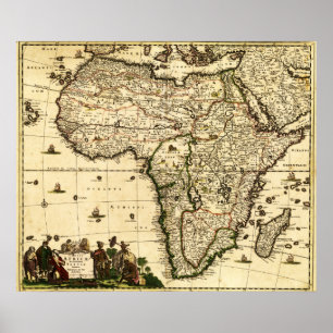 Poster AfricaPanoramic MapAfrica 2