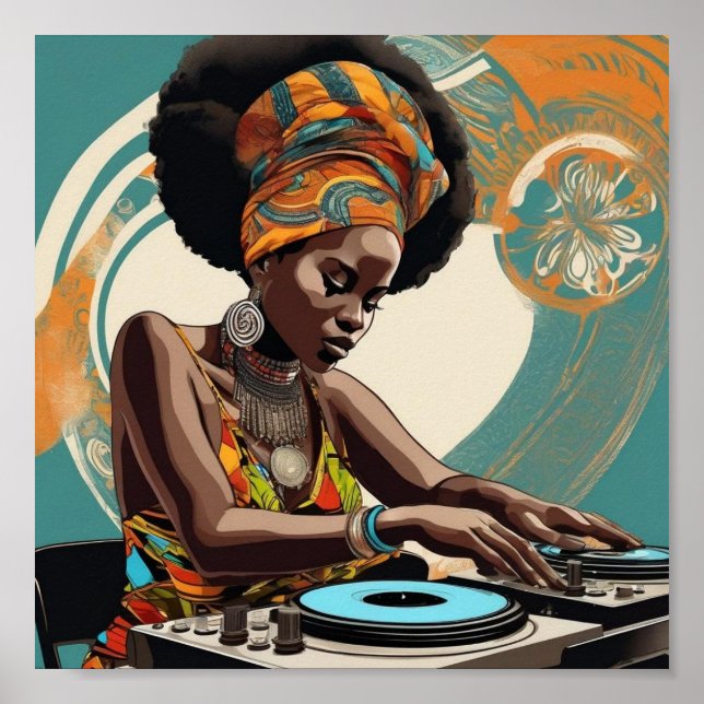 Poster afrika bambaataa (Devant)