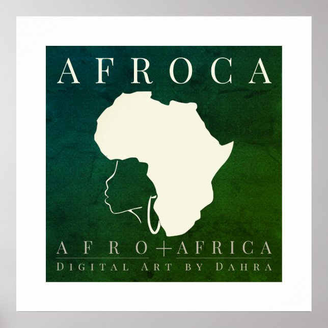 POSTER AFRIQUE AFRO (Devant)