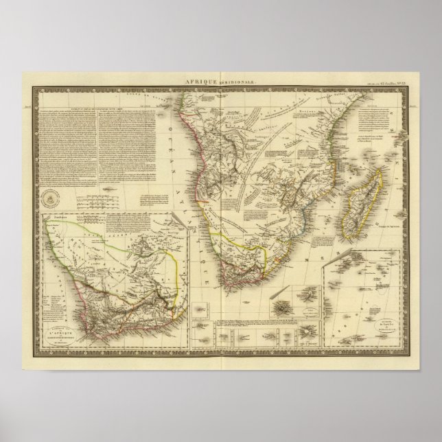 Poster Afrique australe 2 (Devant)