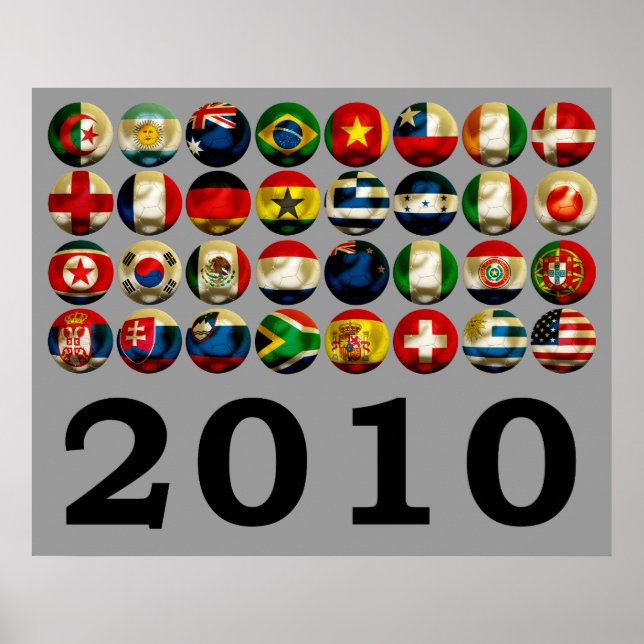 Poster Afrique du Sud Monde 2010 (Devant)