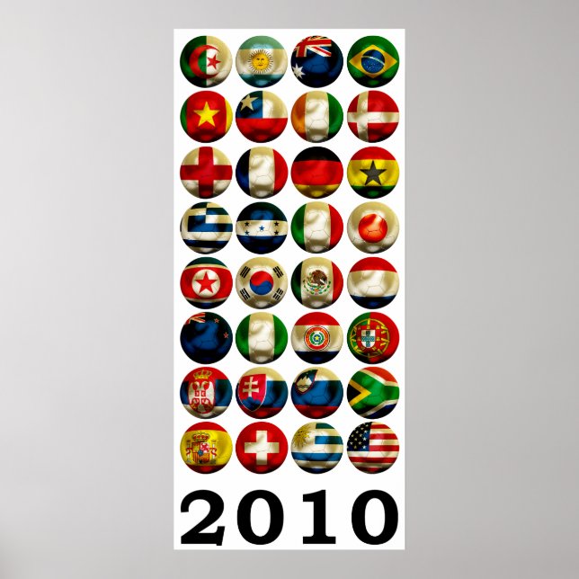 Poster Afrique du Sud Monde 2010 (Devant)