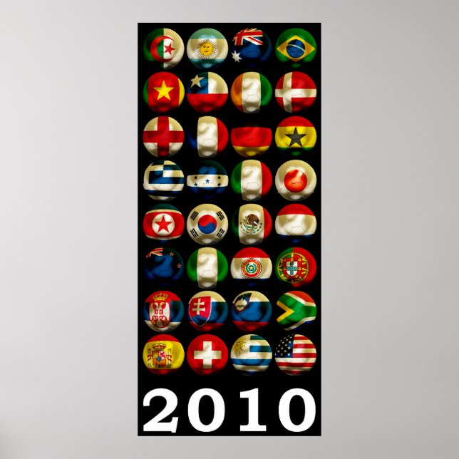 Poster Afrique du Sud Monde 2010 (Devant)