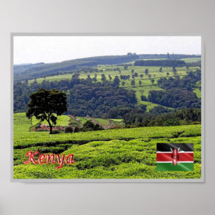Poster Afrique - Kenya - Panorama -