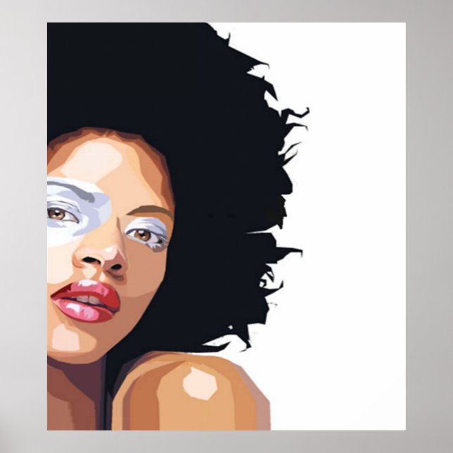 Poster afro-centré (Devant)