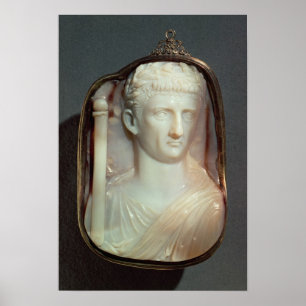 Poster Agate Cameo portant le portrait de Claudius