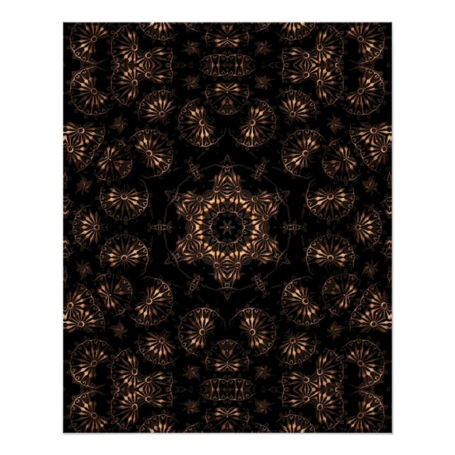 Poster Âge de bronze Mandala (Devant)