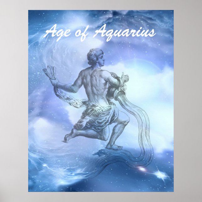 Poster Age du Zodiaque Aquarius (Devant)