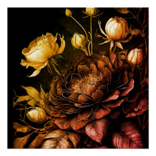 Poster Agencement Extraordinaire Accentuation de rouille 