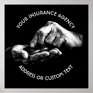 Poster Agent de la compagnie d'assurances