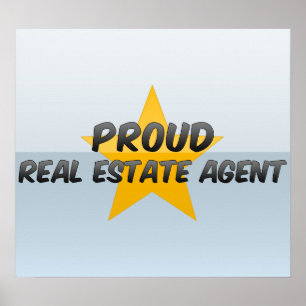 Poster Agent immobilier fier