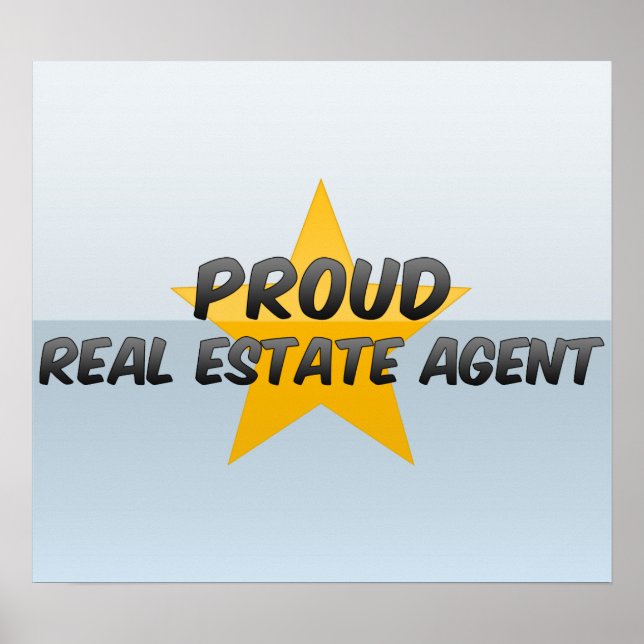 Poster Agent immobilier fier (Devant)