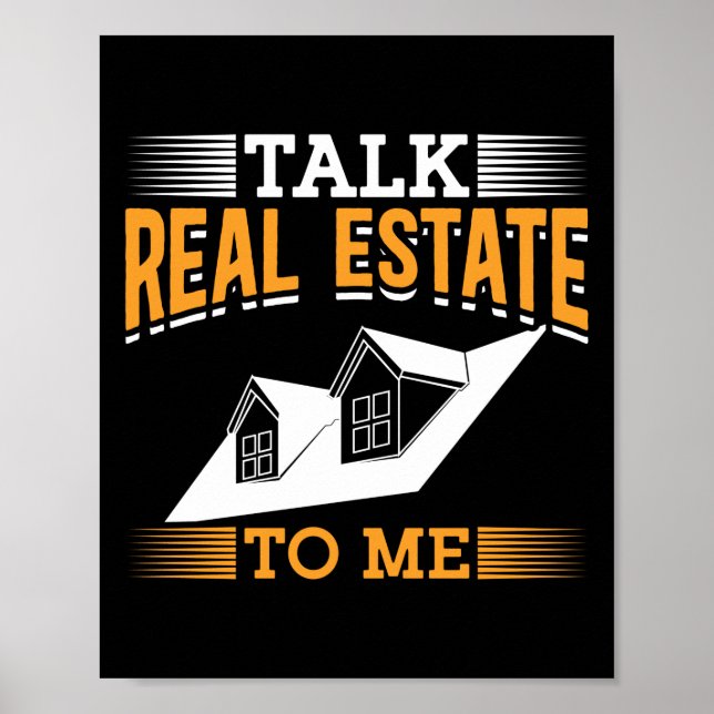Poster Agent Immobilier Réalisateur Me Parler Immobilier (Devant)