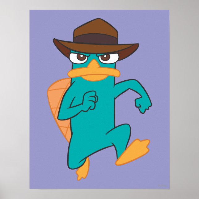 Poster Agent P en cours d'exécution (Devant)